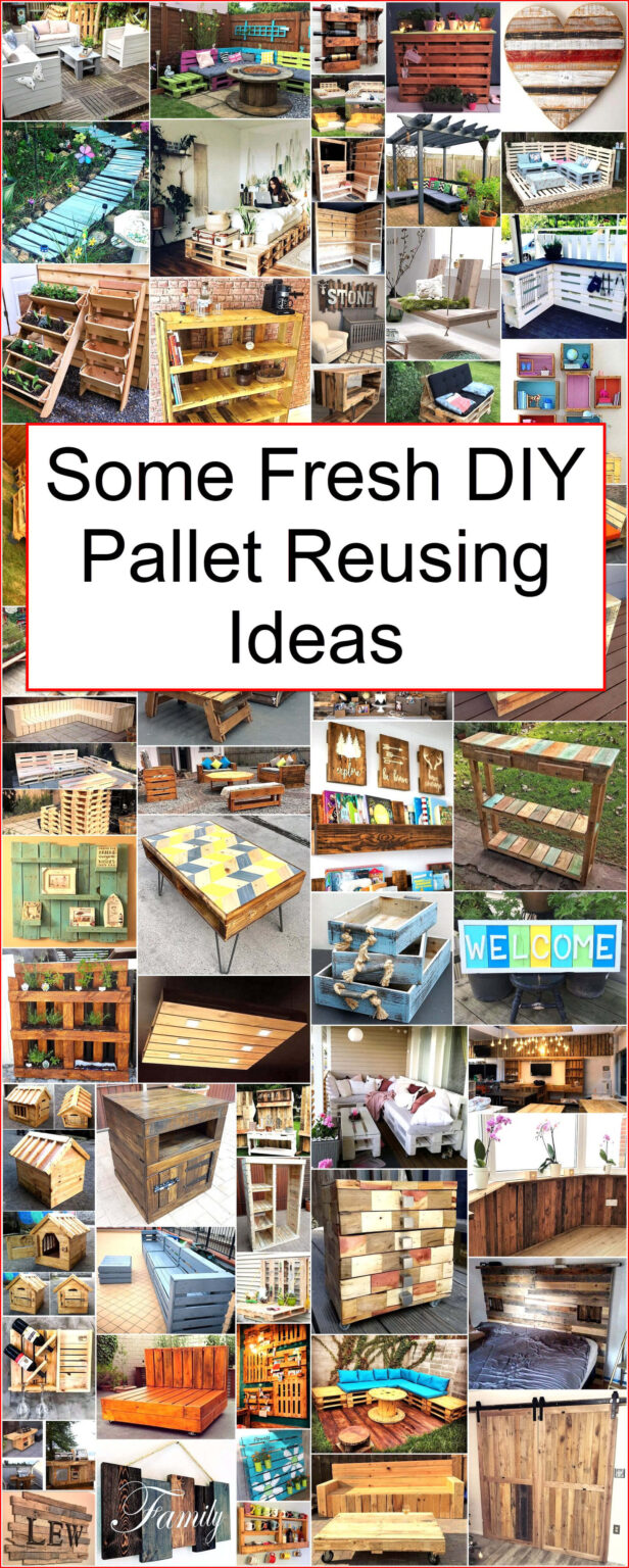 Some Fresh DIY Pallet Reusing Ideas | Wood Pallet Creations