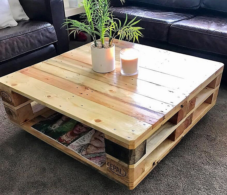 classic pallet coffee table