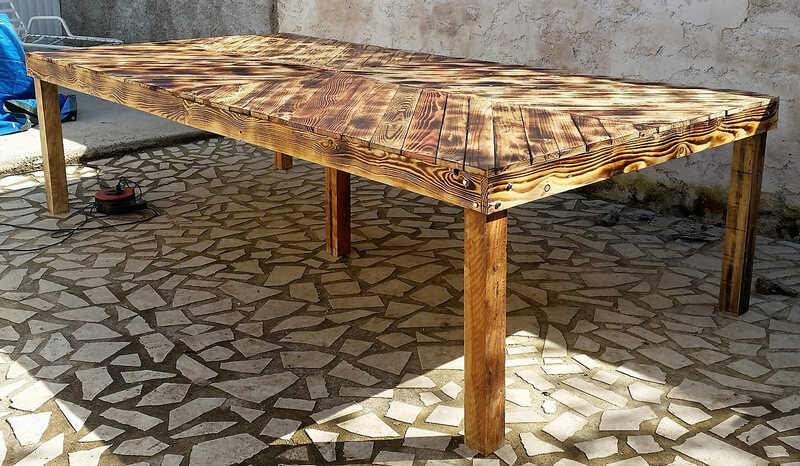 pallets ructic table