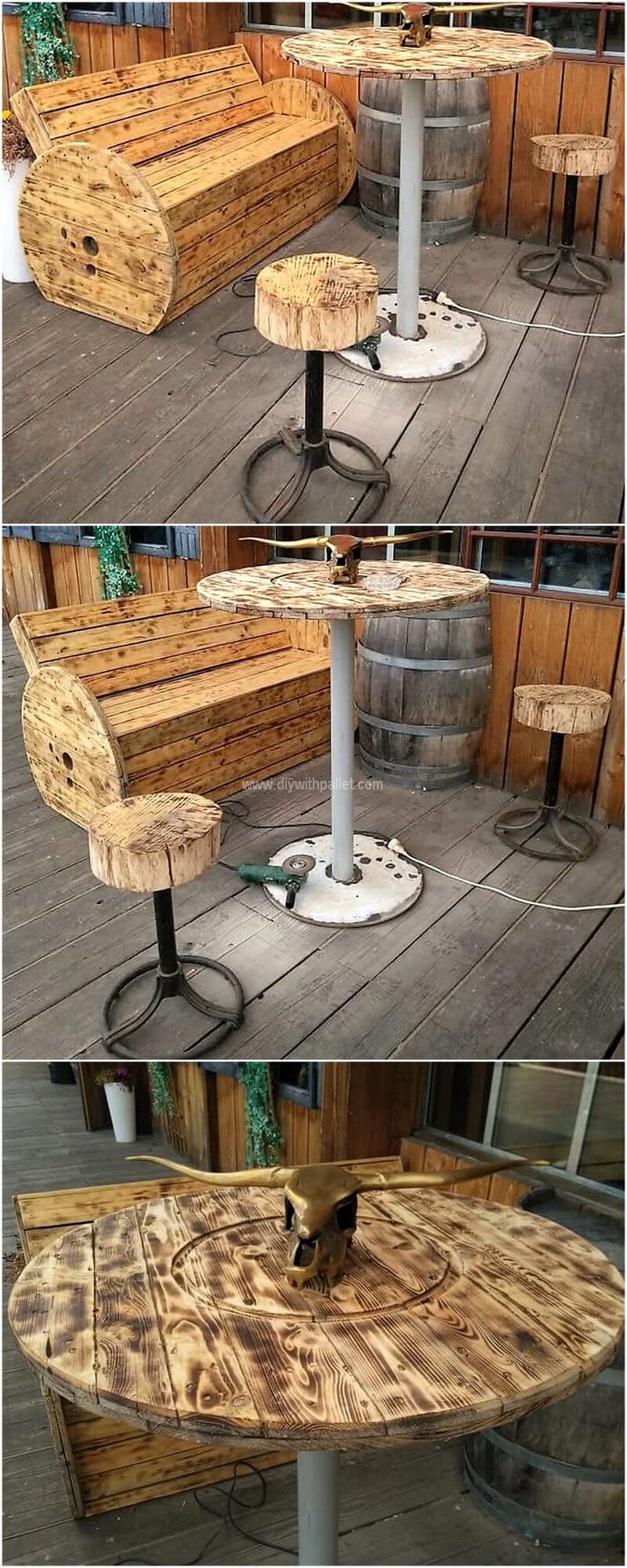 reclaimed pallets outdoor furniture