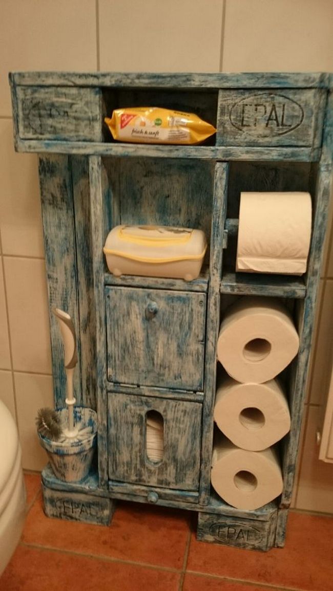 wood pallet ideas for bathroom or toilet (32)