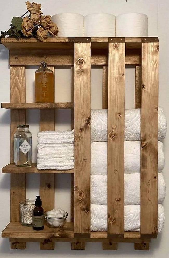 wood pallet ideas for bathroom or toilet (33)