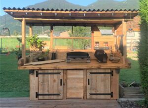 30 DIY Wood Pallet Outdoor Kitchen Ideas | Wood Pallet Creations