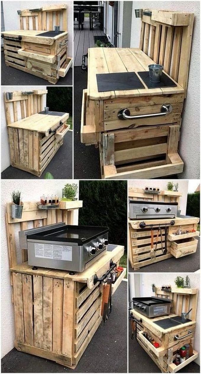 wood pallet outdoor kitchen ideas (2)